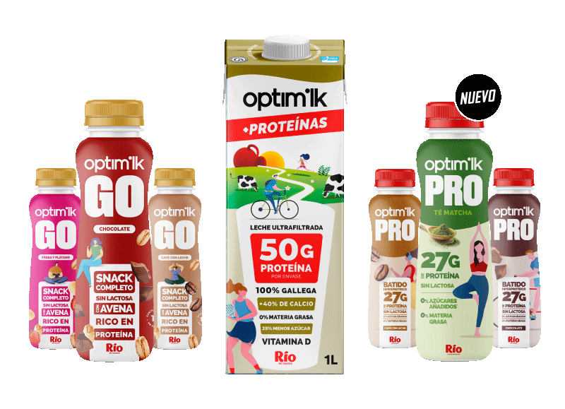 Tienda de batidos de proteinas y leche ultrafiltrada optimilk